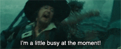 Barbossa busy at the moment